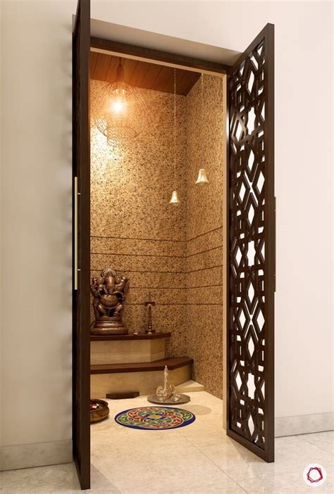 Pooja Room Door Designs In Apartments From My Heart