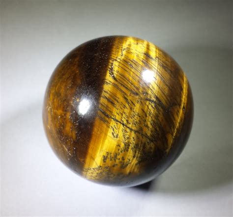 LARGE TIGER EYE Sphere Natural Stone Hand Carved By AandSCrystals