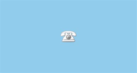 White Telephone Emoji