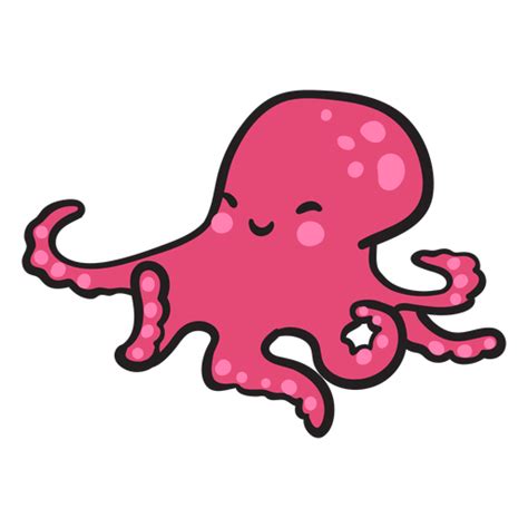 Cute Purple Octopus Transparent Png And Svg Vector File