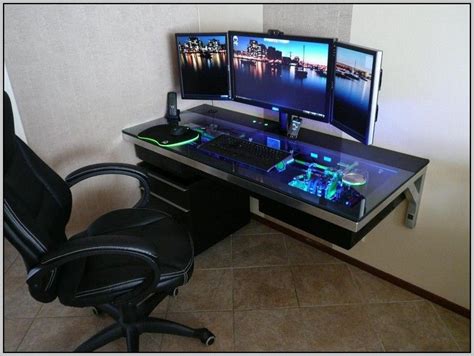 The atlantic store gaming desk. Gaming Computer Desks For Home | Sala de jogos, Design de ...