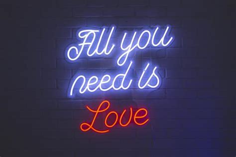 All You Need Is Love Neon Led Sign Buy Custom Neon Signs Online