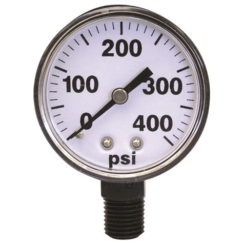 2 Standard Pressure Gauge 0 400 Psi