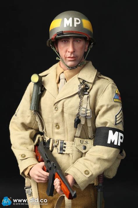 16 Figure Doll Wwii 2nd Armored Division Military Police Bryan 12