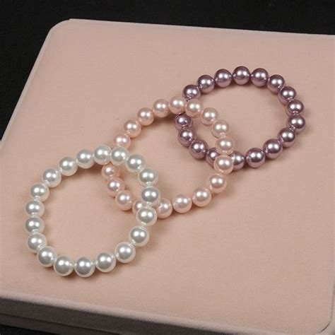 New Color Natural Shell Pearl Bracelet Mm Uniform Color Pearl