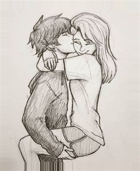 Cute Drawing Ideas For Couples ~ Couple Drawings Cute Simple Sketches