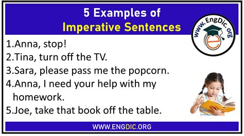 5 Examples Of Imperative Sentences Engdic