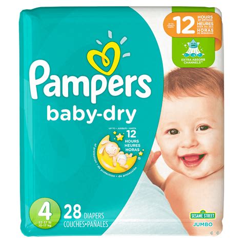 Pañales Desechables Pampers 28 Und Baby Dry Jumbo Pack Talla S4