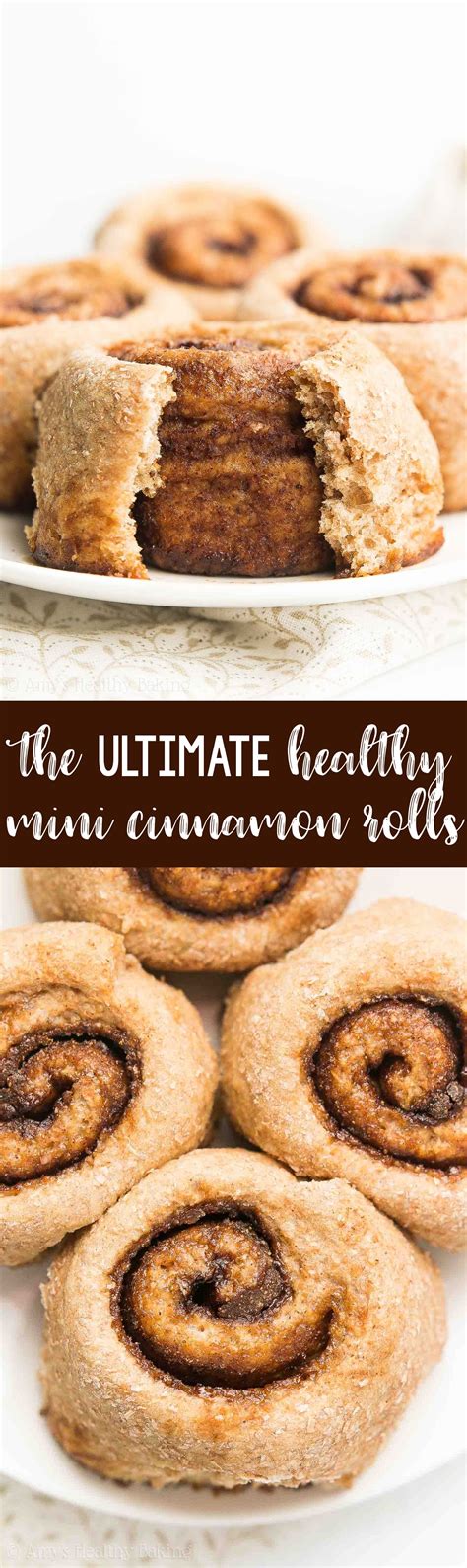 The Ultimate Healthy Mini Cinnamon Rolls Amys Healthy Baking