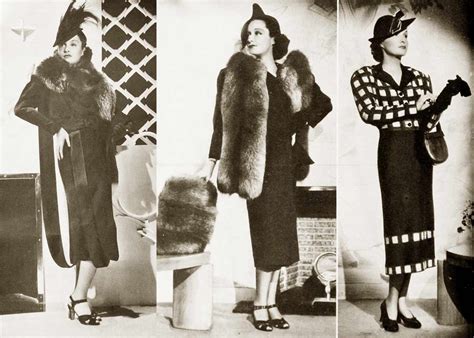 1930s Fashion Hollywood Fall Styles In 1937 Glamour Daze