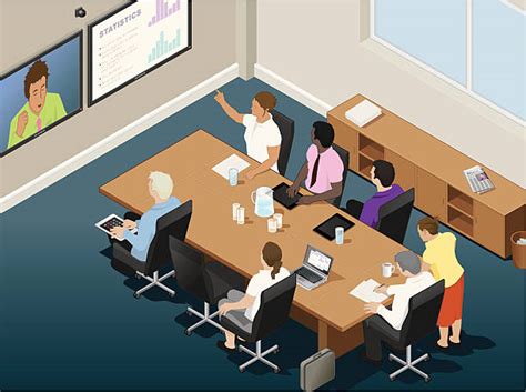 Royalty Free Video Conference Clip Art Vector Images And Illustrations