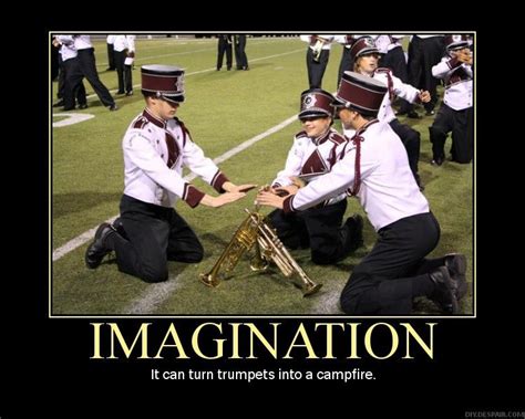 Trumpet Fire By Featherbrained Flute Funny Band Memes Band Jokes