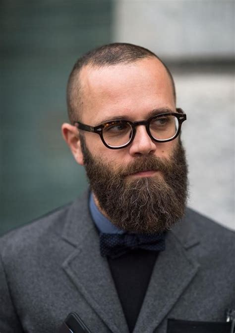Glasses For Bald Men Older Mens Hairstyles Bald With Beard Bald Men