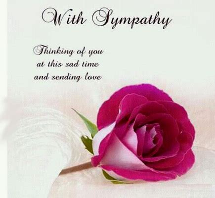 Thinking Of You At Sad Time Free Sympathy Condolences Ecards