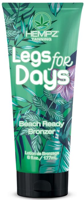 Hempz Tanning Legs For Days Beach Ready Bronzer Tanning Lotion 6 Oz