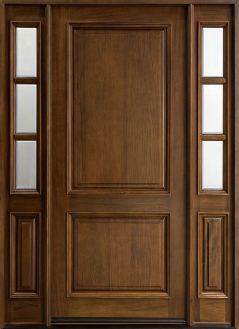 Db 301w2slmahogany Walnut Classic Wood Entry Doors From Doors For