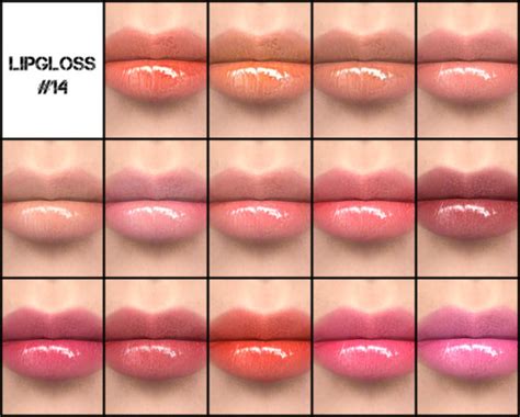 Awesome Ajuga Lipgloss 14 Sims 4 Updates ♦ Sims 4 Finds And Sims 4