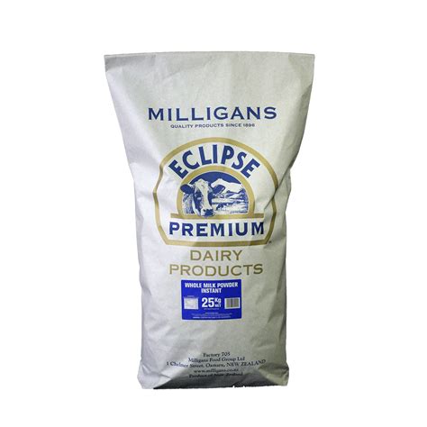 eclipse instant whole milk powder 25 kg milligans food group
