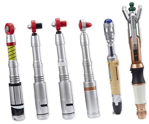 Doctor Who Set Of Six Sonic Screwdriver Collection Merchandise Guide