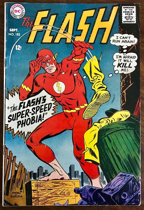 The Flash 182 By Ross Andru And Mike Esposito 1968 Flash Comic Book