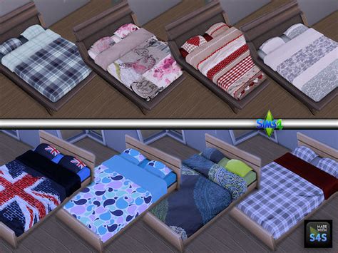 2 Recolored Double Beds With 4 Beddings At Arte Della Vita Sims 4 Updates