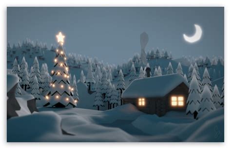 Homepinterest cozy christmas wallpaper iphone18+ cozy christmas iphone wallpaper pictures. Christmas Tree House Ultra HD Desktop Background Wallpaper ...