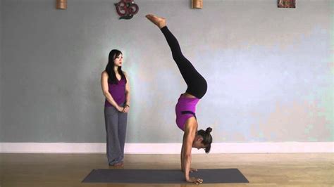 Hatha Yoga Asana Scorpion Handstand Pose Vrschikasana Ii Hatha Yoga