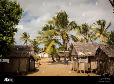 Rural Village In Vatomandry District Madagascar Stock Photo Alamy