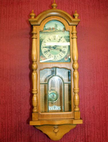 Old Dutch Wall Clock Regulator Clock Holland Handpainted Antique