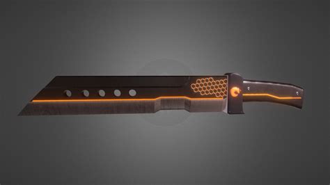 Futuristic Combat Knife Download Free 3d Model By Jacobproductions