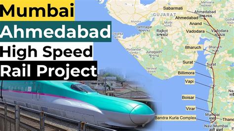 mumbai ahmedabad bullet train route map mumbai ahmedabad bullet train construction the