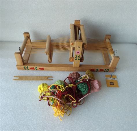 Weaving Loom Vintage Small Weaving Loom Toy Weaving Loom Etsy