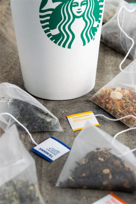 Starbucks Tea Bags A Look At Each Teavana Blend Sweet Steep