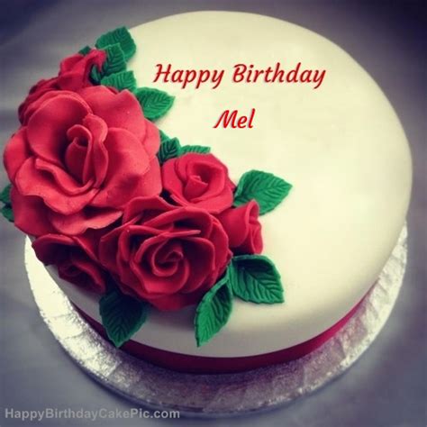 ️ Roses Birthday Cake For Mel