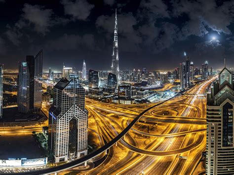 Find hd wallpapers for your desktop, mac, windows, apple, iphone or android device. Burj Khalifa Skyscraper In City Dubai United Arab Emirates ...