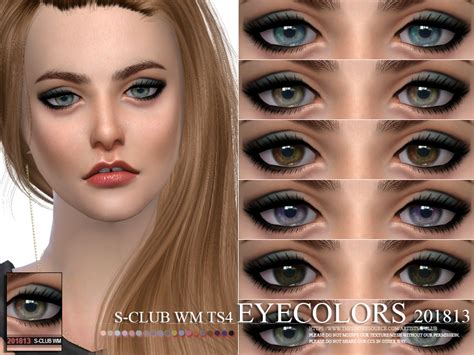 The Sims Resource S Club Wm Ts4 Eyecolors 201813