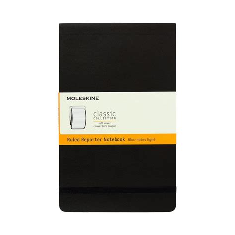 Moleskine Classic Reporter Large Notebook Soft Cover Ruled