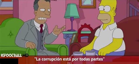 “los Simpson” Y El Capítulo En Que Cuentan El Escándalo Que Afecta A La Fifa