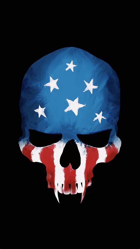 Independence Skull 4 July Independence My America Art Badass