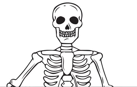 Facebook is showing information to help you better understand the purpose of a page. Printable Skeleton Coloring Page for Kids in 2020 ...