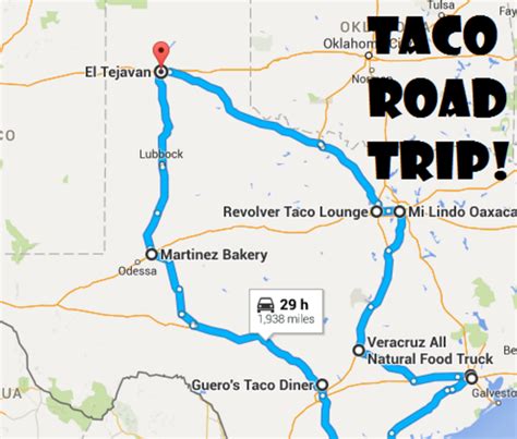 11 Taco Road Trip Road Trip Map Weekend Road Trips Day Trips Road