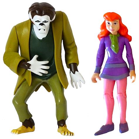 Scooby Doo Daphne And The Wolfman Action Figure Set 2 Pieces