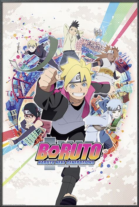Boruto Naruto Next Generation Framed Tv Show Poster Boruto