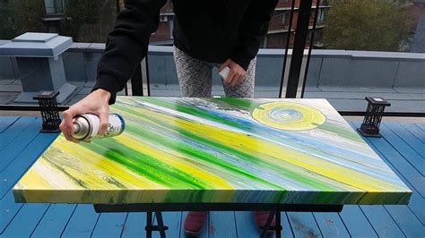 How To Spray Varnish An Acrylic Painting Youtube Acrylic Painting
