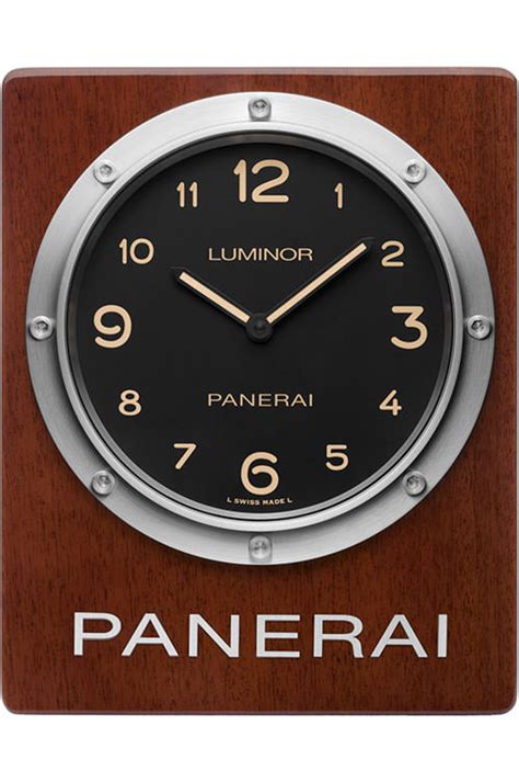 Panerai Pam00642 With Black Dial Wall Clock Ethos Watch
