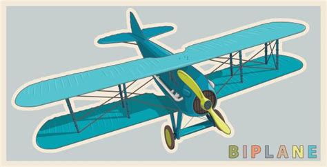 Best Biplane Illustrations Royalty Free Vector Graphics And Clip Art