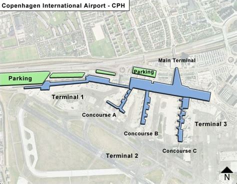 Copenhagen Airport Cph Main Terminal Map