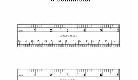 Printable 6-Inch Ruler - Actual Size