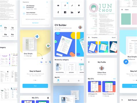 Learn how people design digital products. Ui Cv App : : The cv maker guides you through the process ...