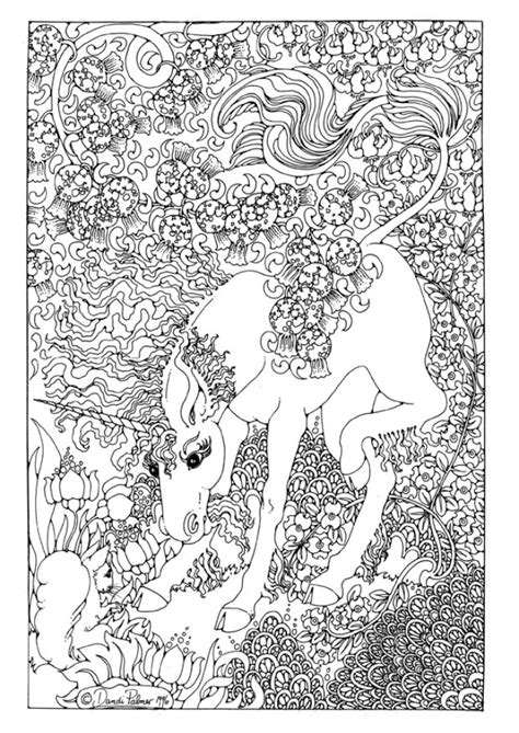 printable unicorn coloring pages  adults sw